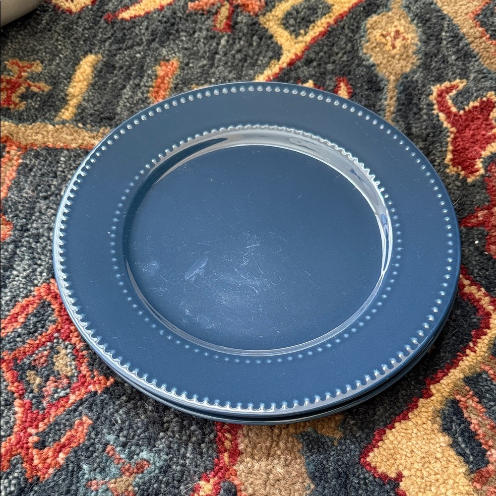 Royal Norfolk Navy Dinner Plate Set of 2